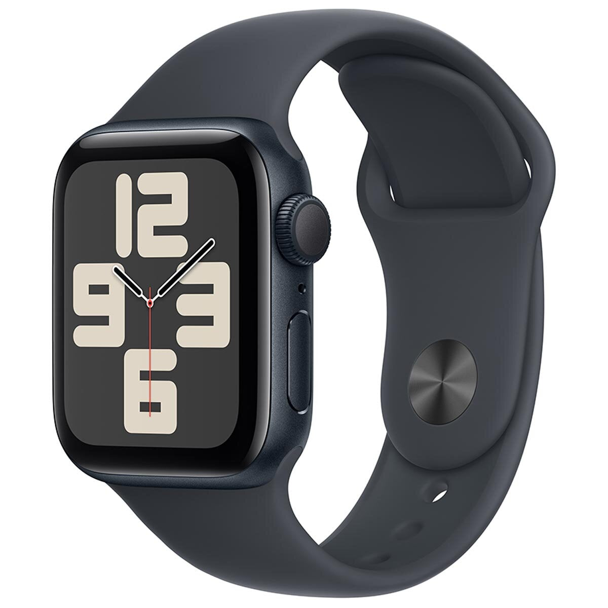 Apple Watch SE GPS 44mm Midnight Aluminium Case With Midnight Sport Band S/M