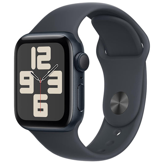 Apple Watch SE GPS 44mm Midnight Aluminium Case With Midnight Sport Band M/L