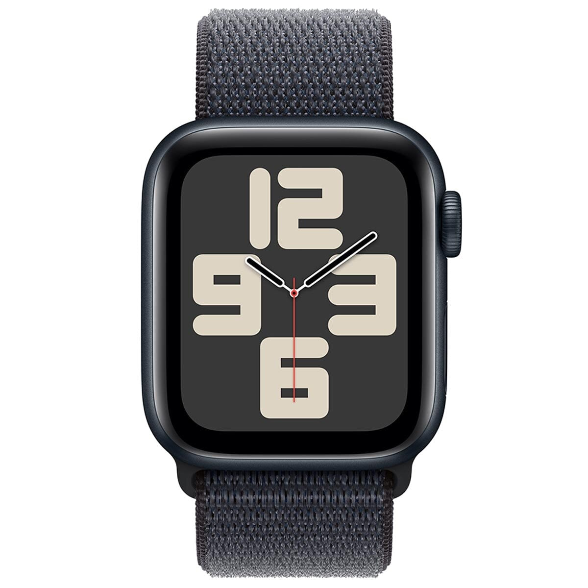 Apple Watch SE GPS 44mm Midnight Aluminium Case With Ink Sport Loop