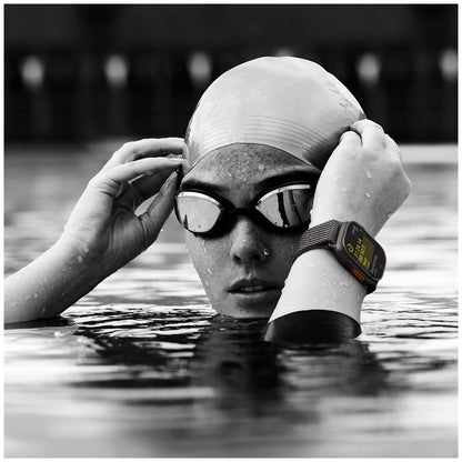 Apple Watch Ultra 2 GPS + Cellular 49mm Black Titanium Case With Dark Green Alpine Loop Small