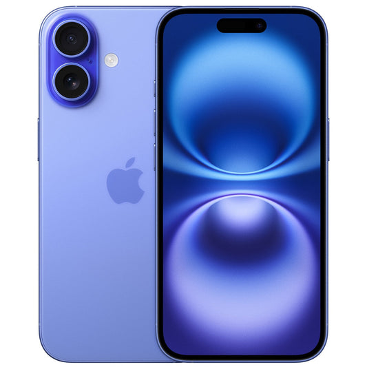 Apple iPhone 16 256GB Ultramarine - 6.1" Super Retina XDR Display, A15 Bionic Chip, Pro Camera System, 5G Connectivity