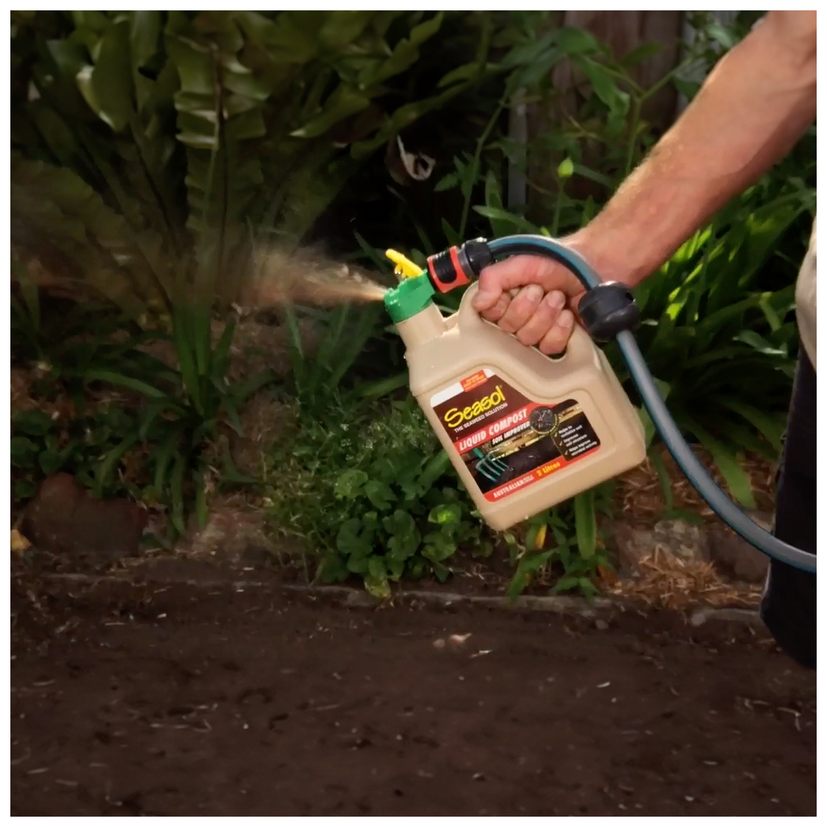 Seasol Liquid Compost Twin Pack - 2 x 2L - Revitalises Soil - Brown - SuperSaverAU - view 4