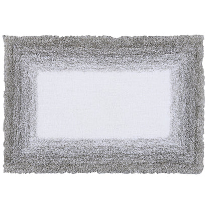 Riviera Homes Bath Mat 2 Pack Silver