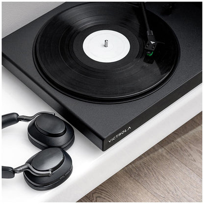 Victrola Hi-Res Onyx Turntable, Bluetooth, AT-VM95E Cartridge, Black, 41.5 x 19.99 x 51 mm