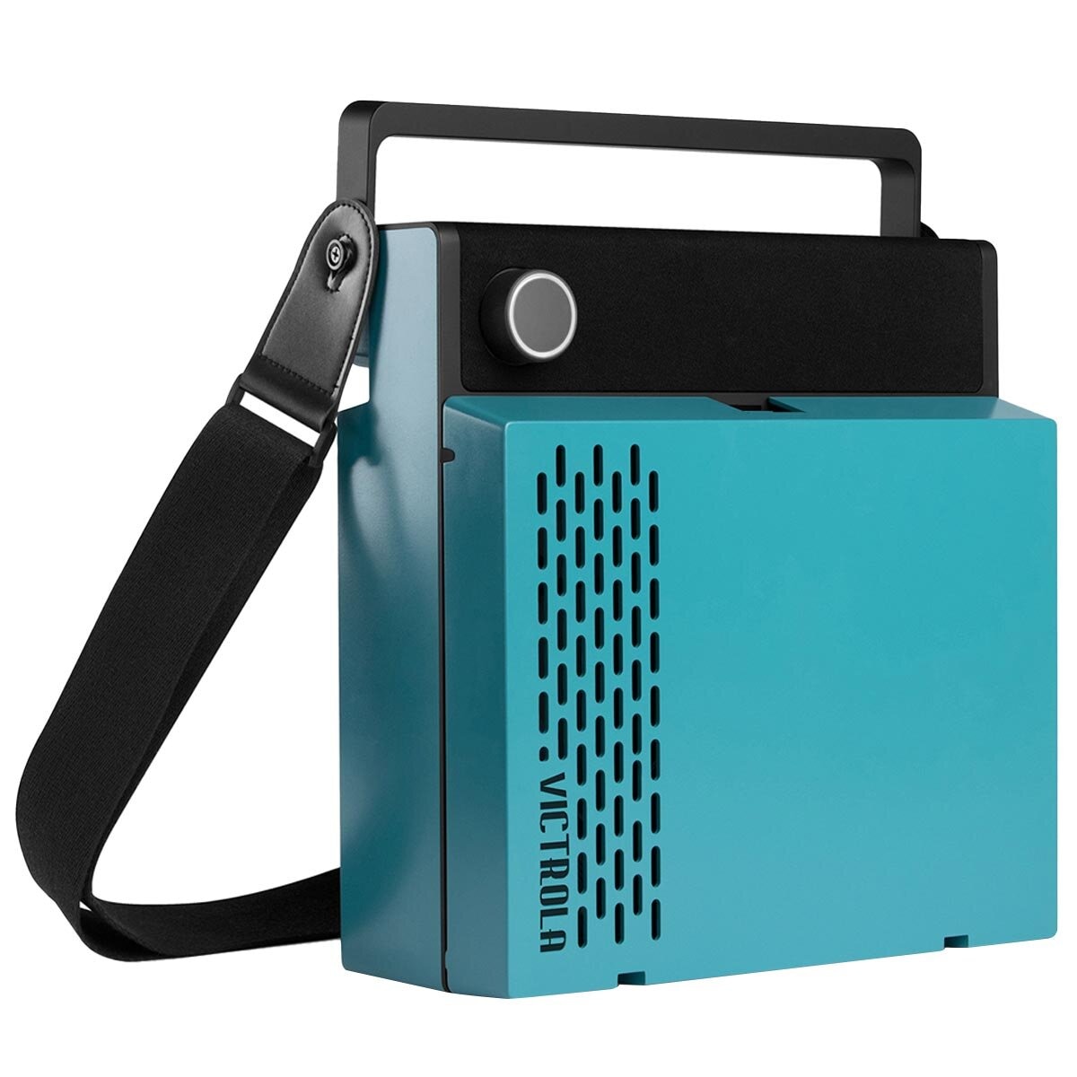 Victrola Revolution Go Turntable Blue - Portable Bluetooth, 3 Speed, 12 Hour Playtime