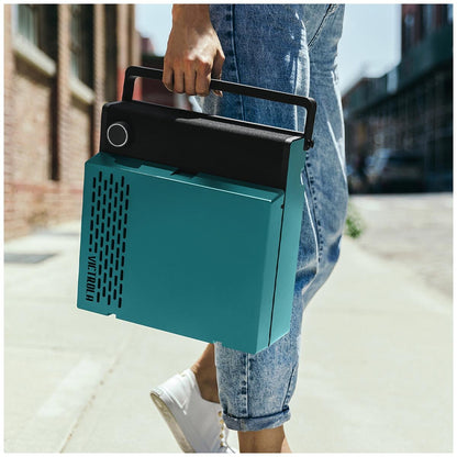 Victrola Revolution Go Turntable Blue - Portable Bluetooth, 3 Speed, 12 Hour Playtime