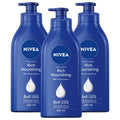 NIVEA Rich Nourishing Body Lotion 3 x 625ml - SuperSaverAU - view 2