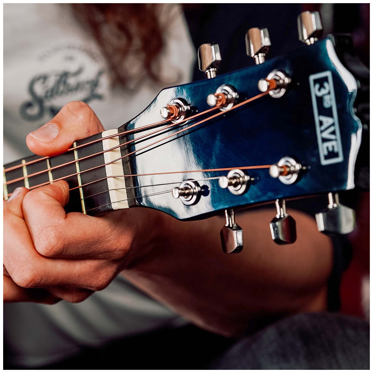 3rd Avenue Acoustic Guitar Premium Pack Blueburst NM-STX10ABBPK2 - SuperSaverAU - view 5