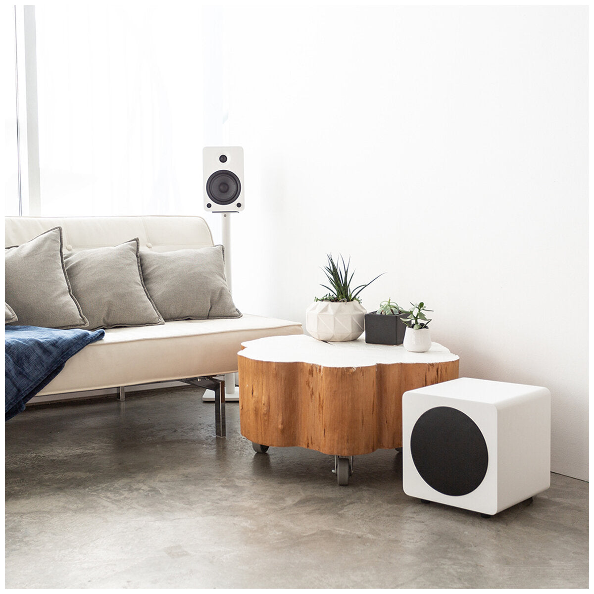 Kanto SUB8 300W 8 Inch Sealed Powered Subwoofer Matte White KO-SUB8VMW-I - SuperSaverAU - view 5