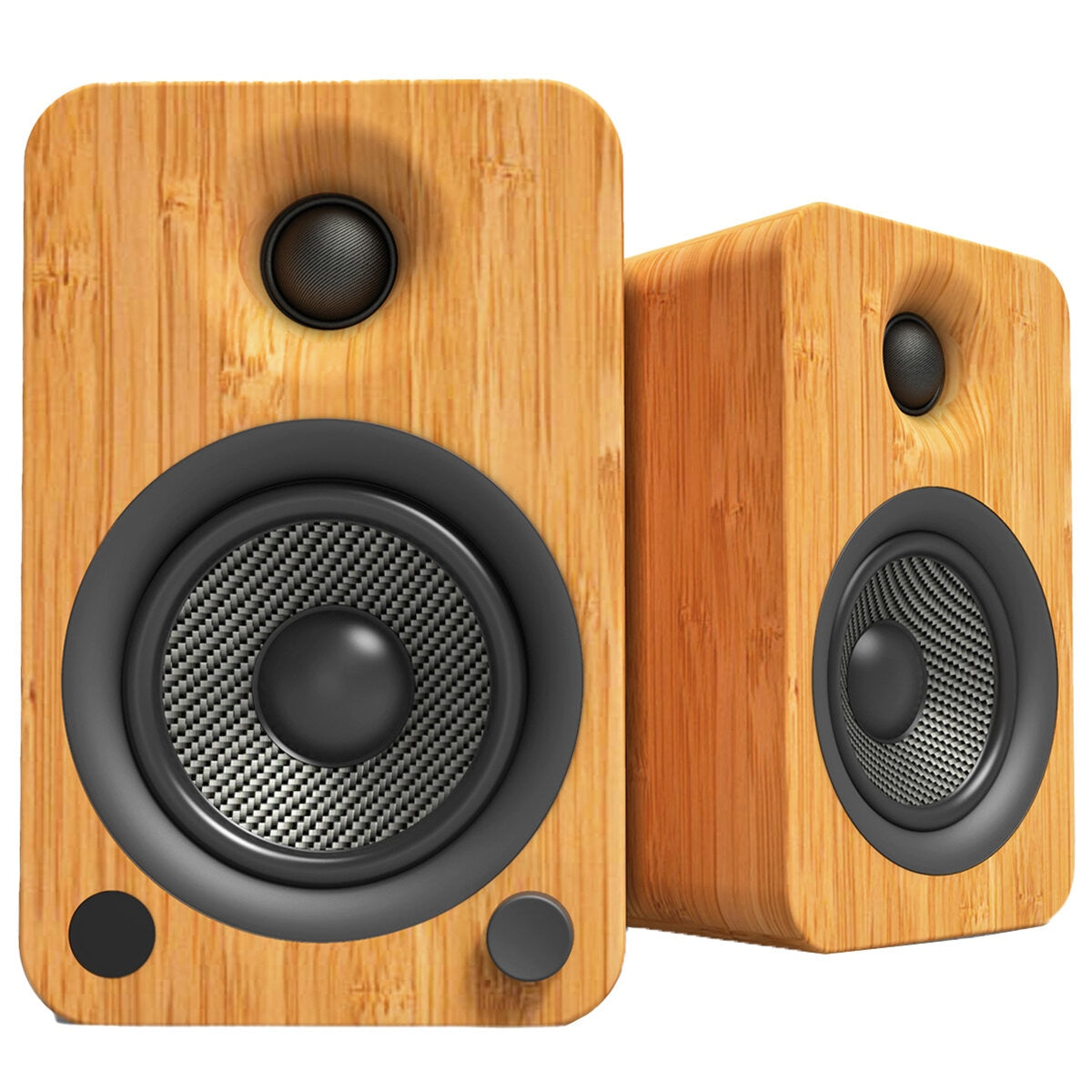 Kanto YU4 140W Powered Bookshelf Speakers Bamboo KO-YU4BAMBOO-I - SuperSaverAU - view 2