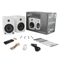 Kanto YU6 200W Powered Bookshelf Speakers Matte White, Bluetooth, Vinyl Ready, 10.7" - SuperSaverAU - view 4