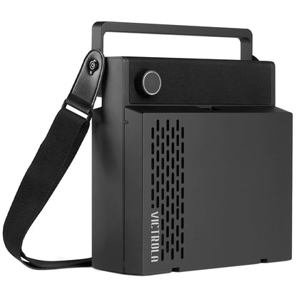 Victrola Revolution Go Turntable Black - Portable, Bluetooth, 12 Hour Playback, 3 Speed