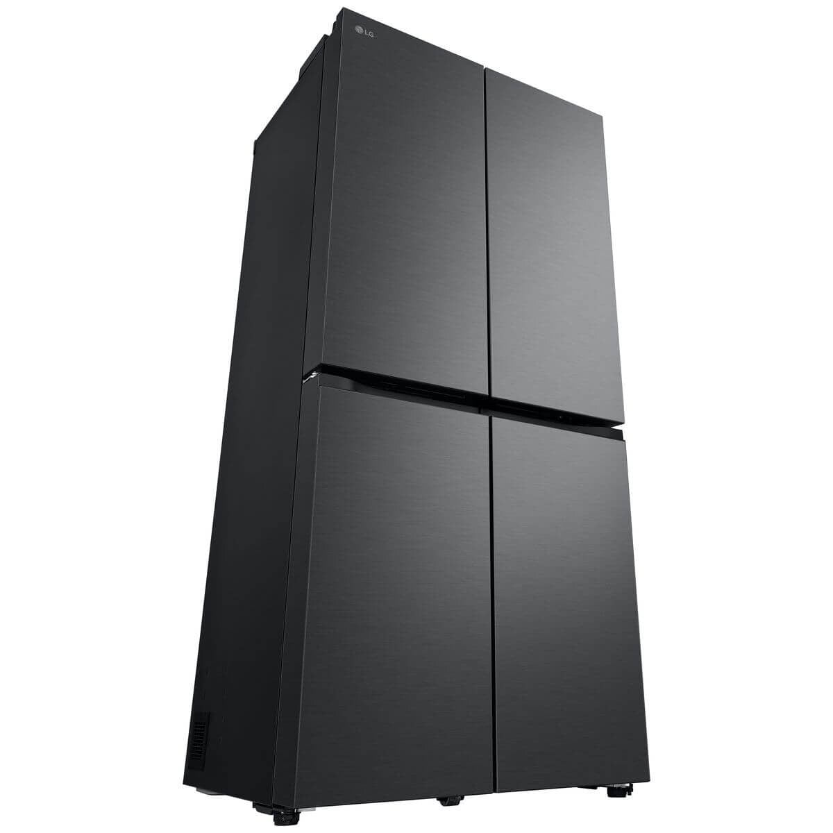 LG 530L French Door Fridge - Matte Black, 5 Star Energy, Hidden Hinges, ThinQ - GF-B505MBL
