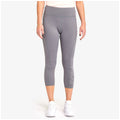 Fila Women's Tory Grey 3/4 Tights with Wide Waistband, Polyester & Elastane Large - SuperSaverAU - view 2