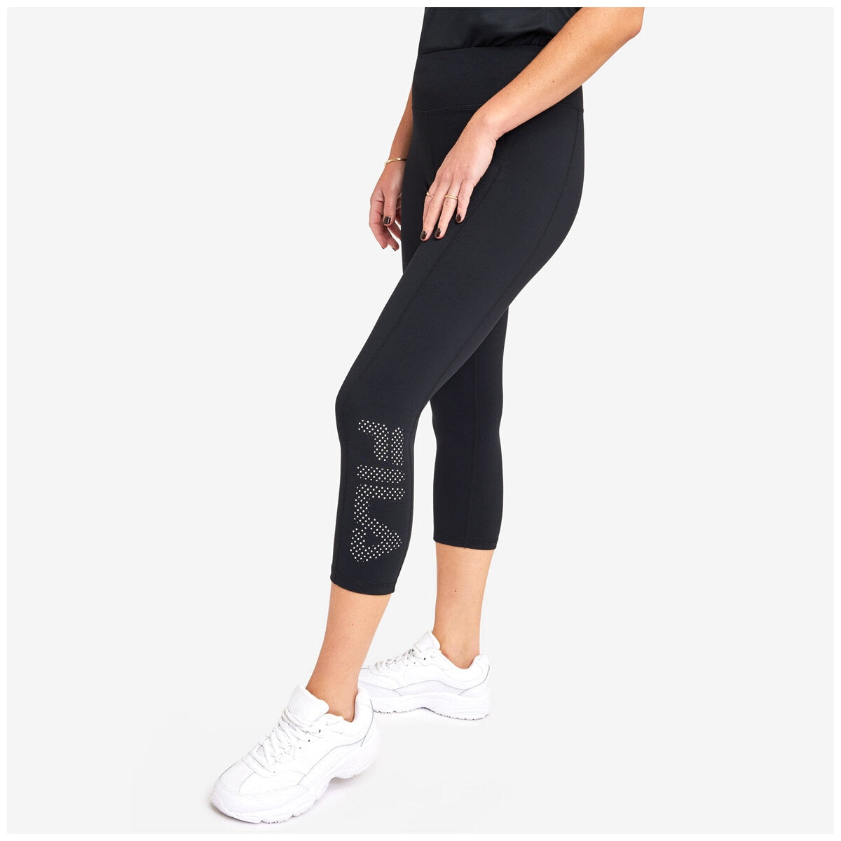 Fila Women's Tory Tights Black - SuperSaverAU - view 6