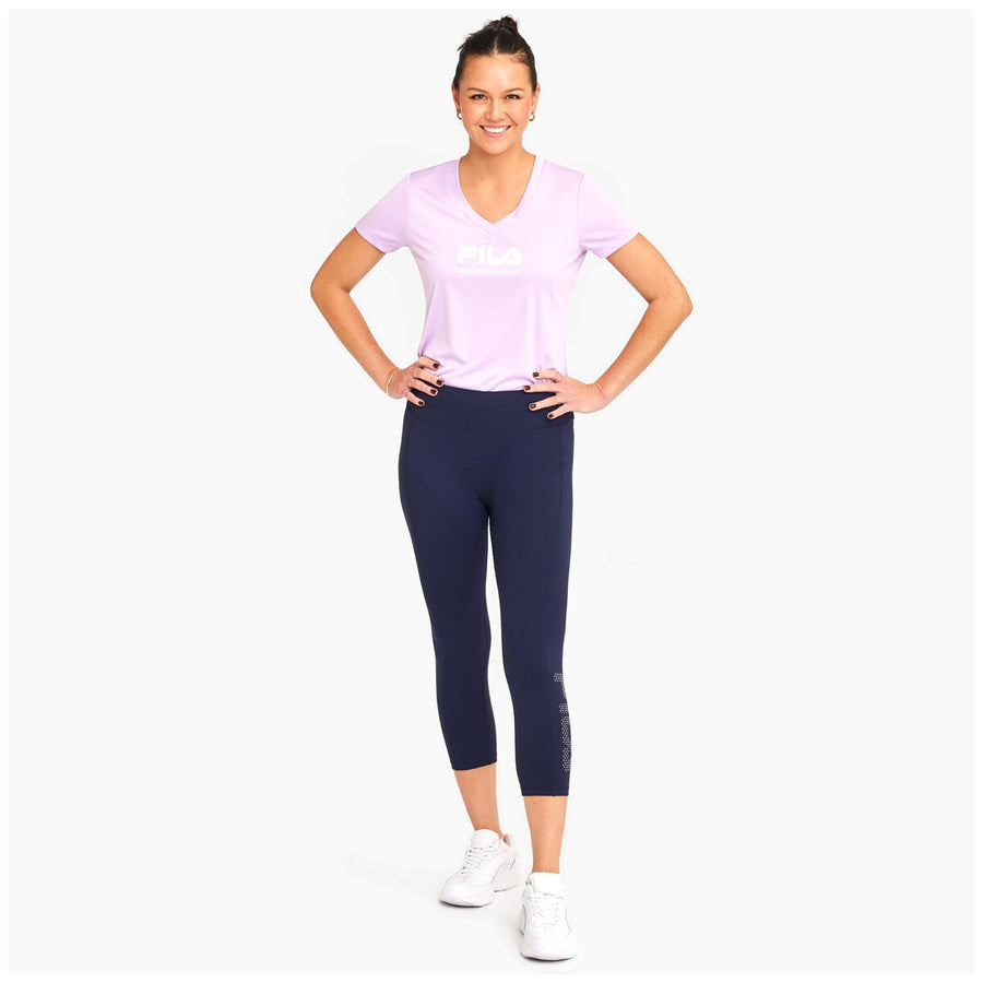 Fila Women's Tory Tights Navy - SuperSaverAU - view 1