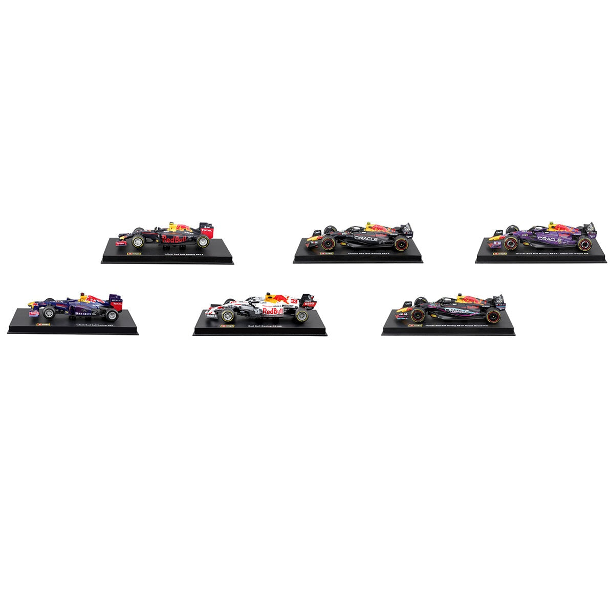 Maisto 1:43 Formula Racing Die Cast 6 Pack Red Bull - SuperSaverAU - view 3