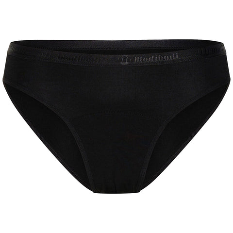 Modibodi Classic Bikini Bottom 2 Pack Black - AU Sizing, Light & Heavy Absorbency - SuperSaverAU - view 2