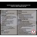 White Knight Strokes & Splashes 100ml Black Flat Paint - Interior/Exterior