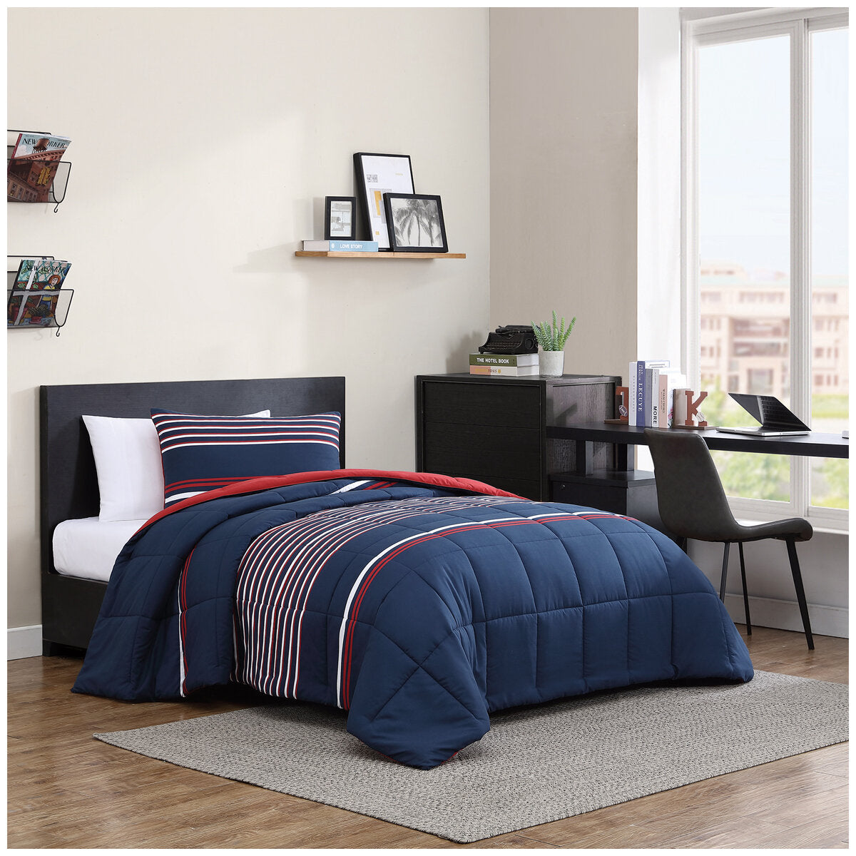Nautica Comforter Set King Single 2 Piece Mineola