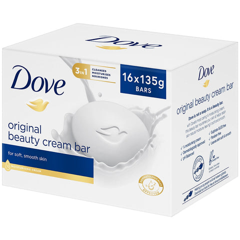 Dove Beauty Cream Bar Original Soap 16 x 135g - SuperSaverAU - view 2