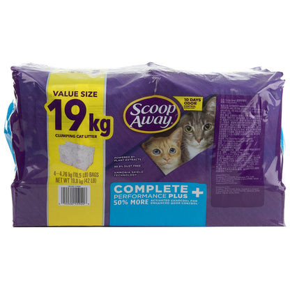 Scoop Away Complete Performance PLUS Cat Litter 19kg