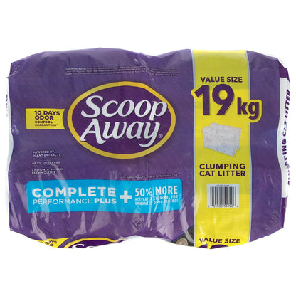 Scoop Away Complete Performance PLUS Cat Litter 19kg