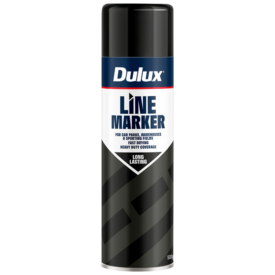 Dulux Black Spray Line Marker 500g - 0.5L - Fast Drying - High Visibility - SuperSaverAU - view 1
