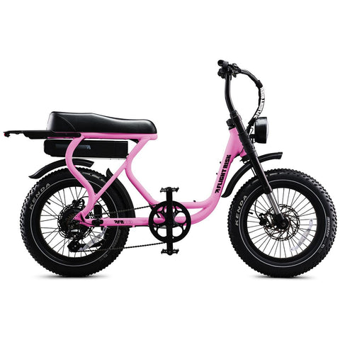 Flight Risk FR303 e-bike - Integrated blinkers, Shimano 7-speed gearing - Pink - FR-303PINK