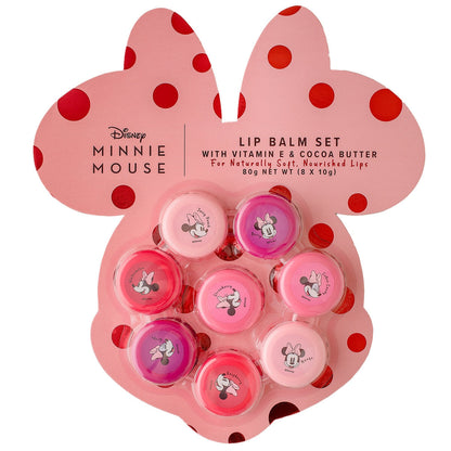 Disney Minnie Mouse Macaron Lip Balm Set 8 x 10g