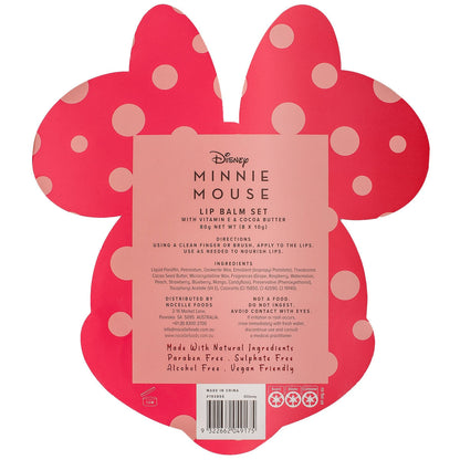 Disney Minnie Mouse Macaron Lip Balm Set 8 x 10g