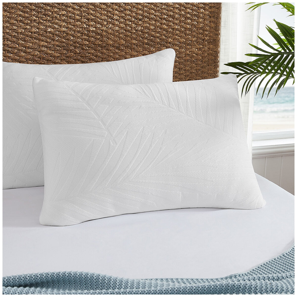 Tommy Bahama Avocado Knit Pillow 2 Pack