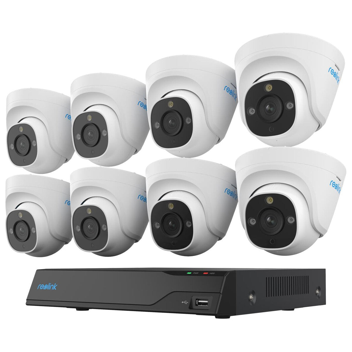 Reolink 4K Professional NVR With 8 x P434 Dome Cameras