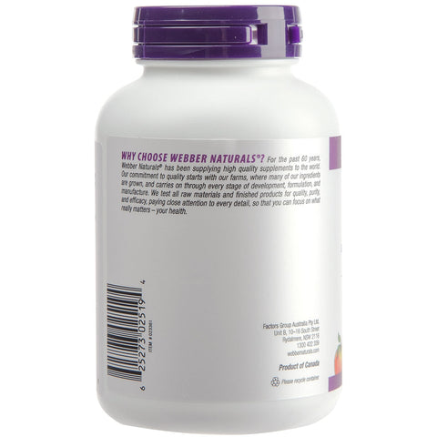 Webber Naturals Ginkgo Biloba 250 Tablets - SuperSaverAU - view 2