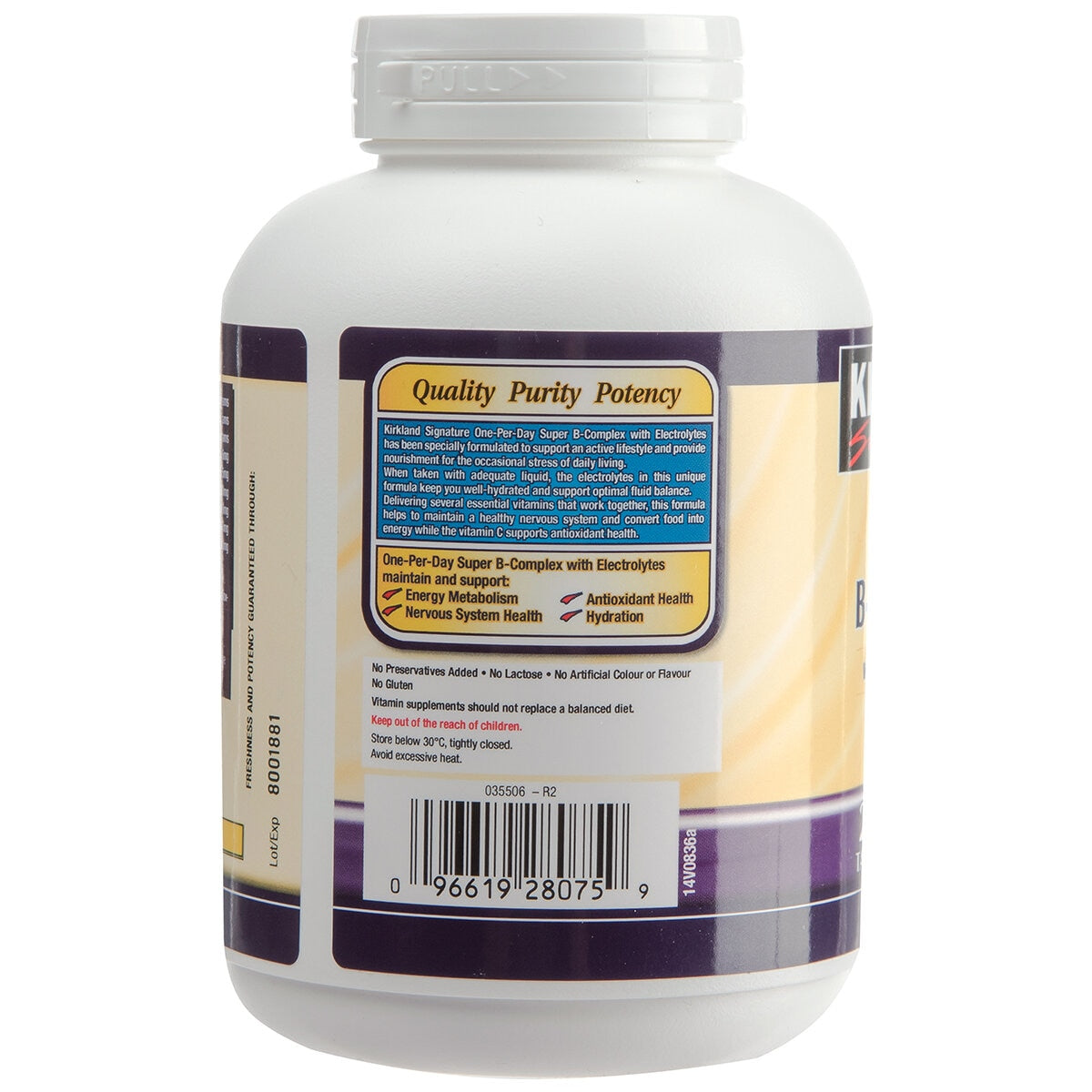 Kirkland Signature Super B-Complex 250 Tablets