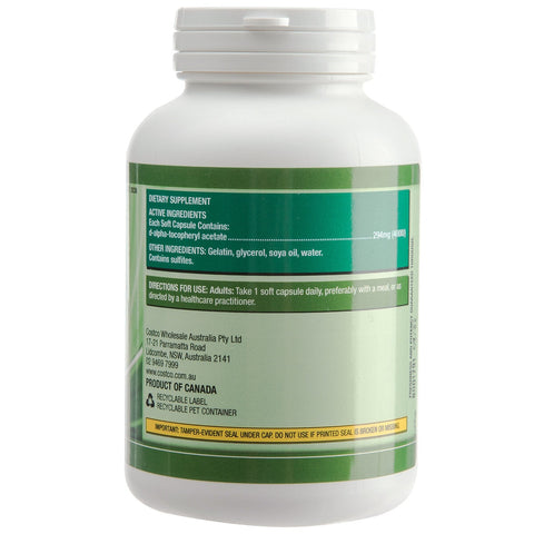 Kirkland Signature Natural Vitamin E 400 IU 200 Softgels - SuperSaverAU - view 2
