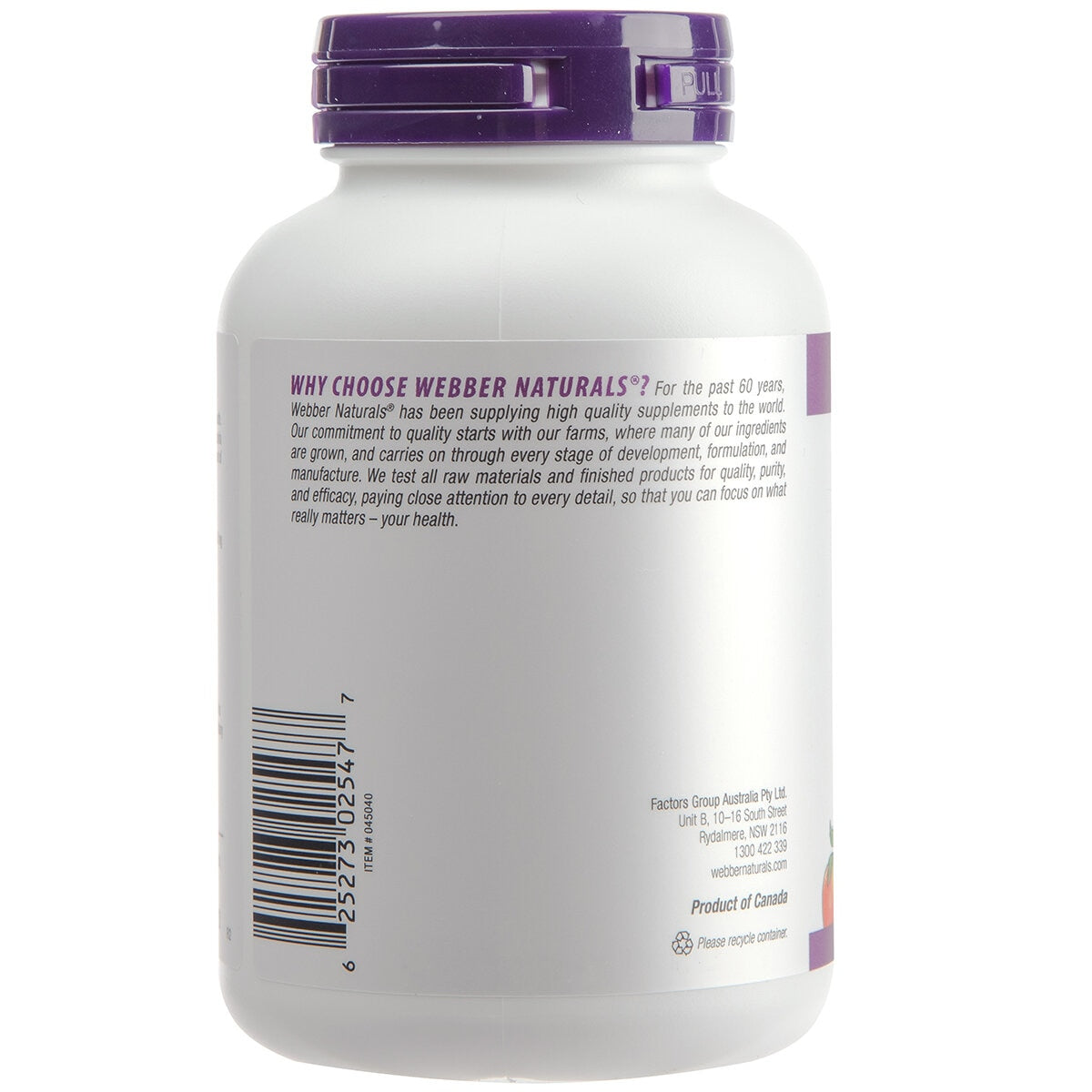 Webber Naturals Cranberry Extract 500mg 120 Capsule - SuperSaverAU - view 3