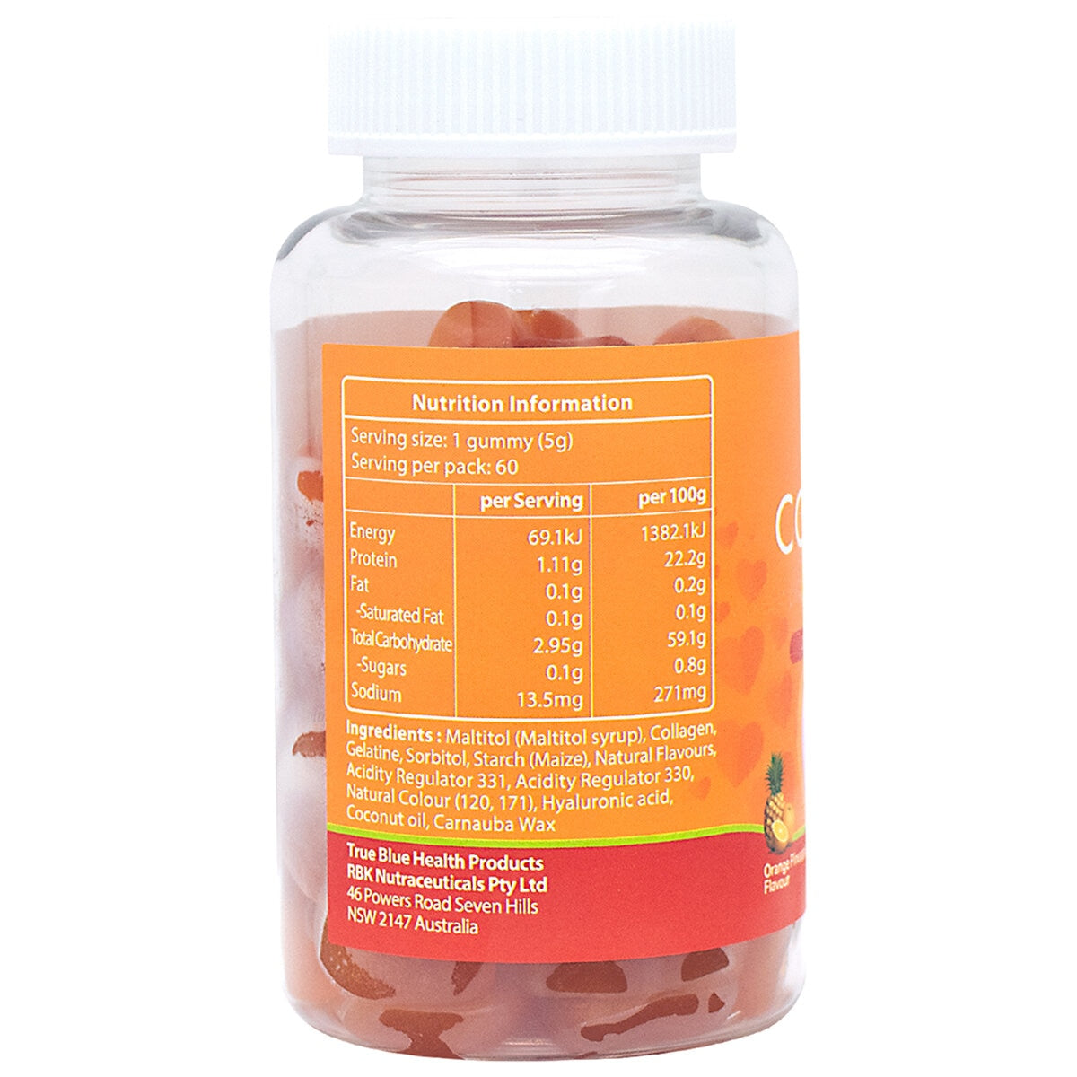 True Blue Collagen with Hyaluronic Acid Gummy 300g - SuperSaverAU - view 3