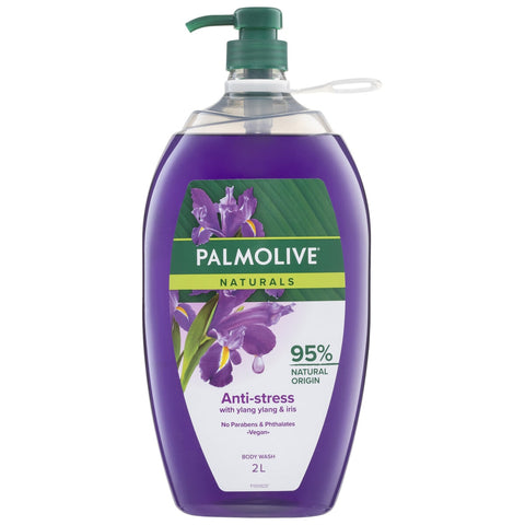Palmolive Men Shower Gel 2L Anti Stress, 95% Natural, Lavender & Ylang Ylang Oils - SuperSaverAU - view 1