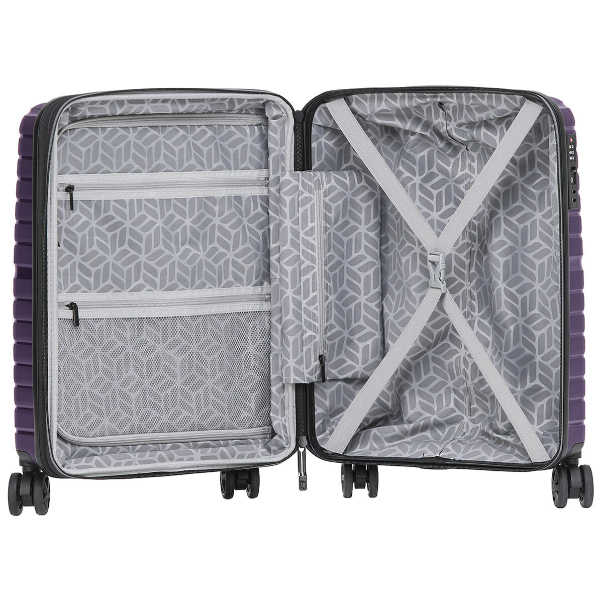 Tosca Tron Carry On Luggage Purple