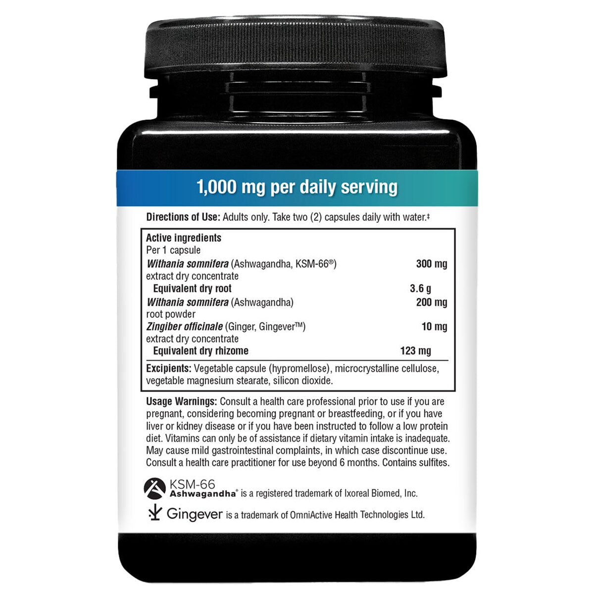 Youtheory Ashwagandha 1000mg 150 Capsules