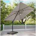 Seasons Sentry By Atleisure Solar LED Cantilever Umbrella - SuperSaverAU - view 2