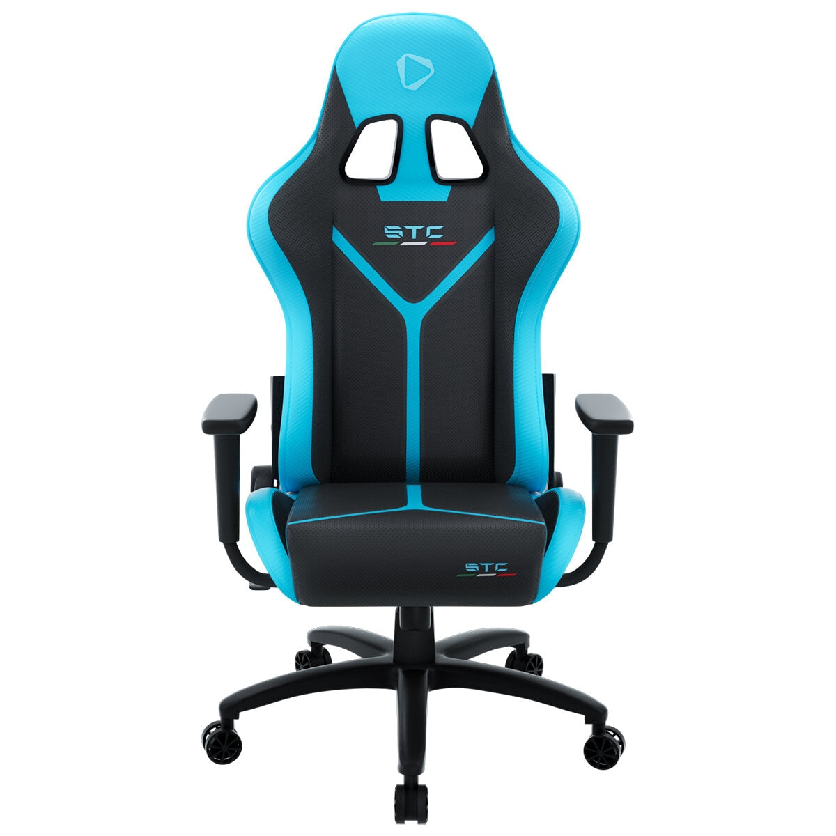 ONEX STC Tribute Hardcore Gaming Chair Blue Black - SuperSaverAU - view 1