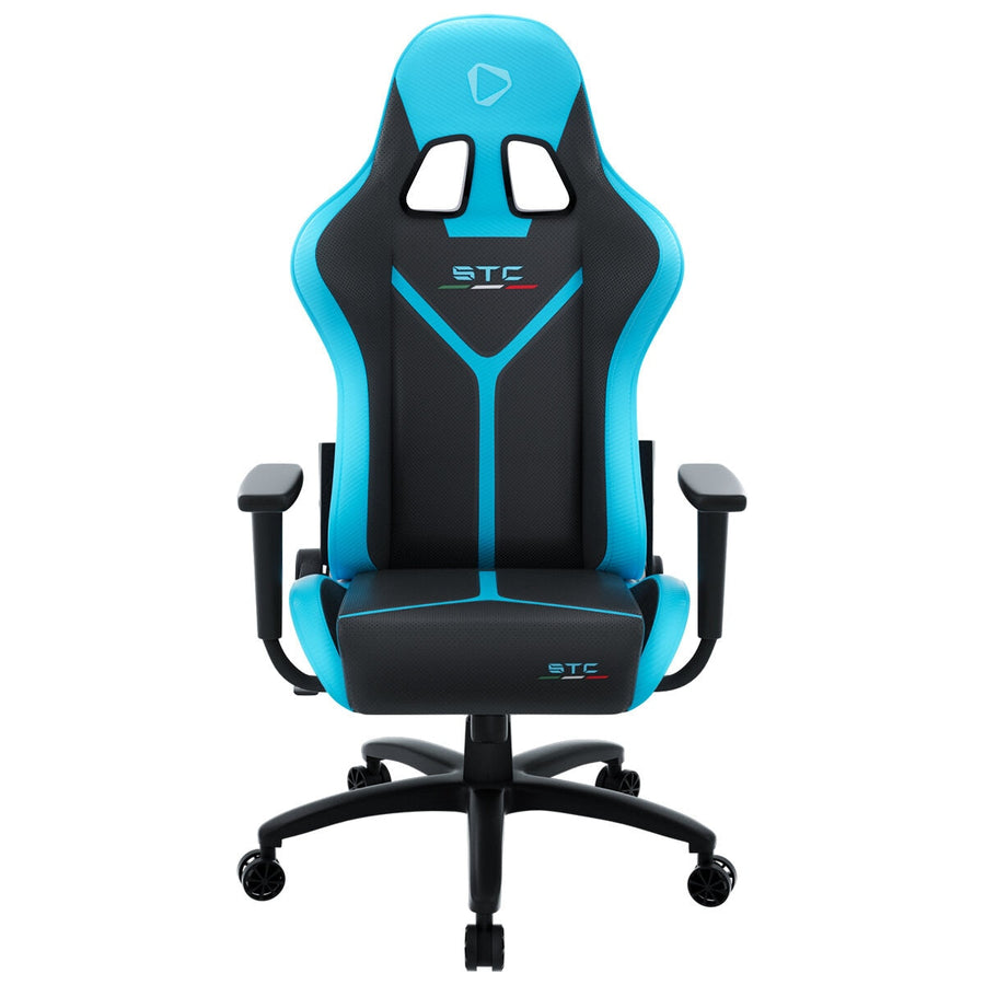 ONEX STC Tribute Hardcore Gaming Chair Blue Black - SuperSaverAU - view 1