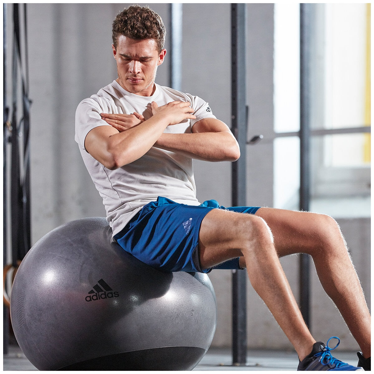 Adidas Gym Ball 75cm ADBL-11246GR - SuperSaverAU - view 9