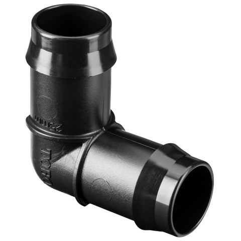 Toro 25mm Barbed Elbow Polypropylene UV Stabilised - SuperSaverAU - view 1
