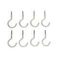 Everhang Cup Hooks - 28mm - PVC - Easy to Install - 8 Pack - SuperSaverAU - view 1