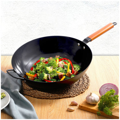 Carbon Steel Wok  35.6cm