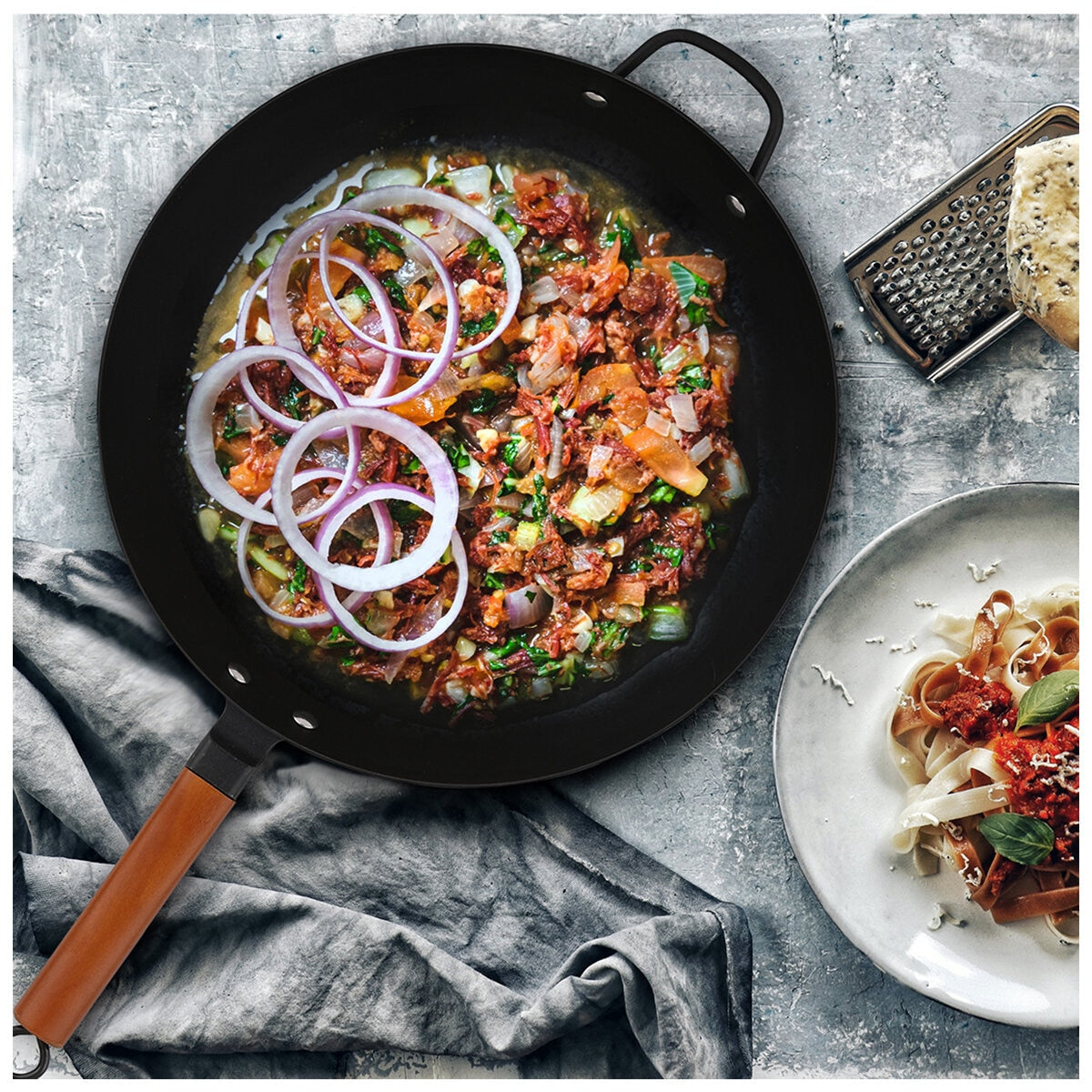Carbon Steel Wok  35.6cm