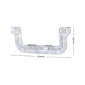 DETA Plaster Clip Bracket 123mm x 52mm Galvanised Steel for Plasterboard Outlets